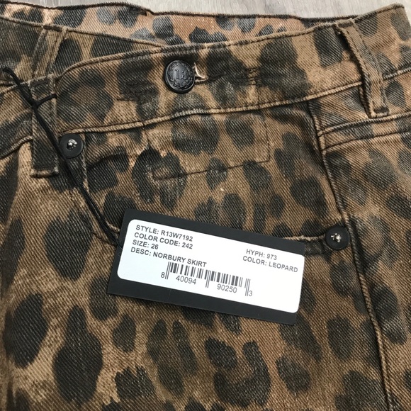 NEW R13 Norbury Skirt SIZE 26 $595. BNWT - Picture 12 of 14